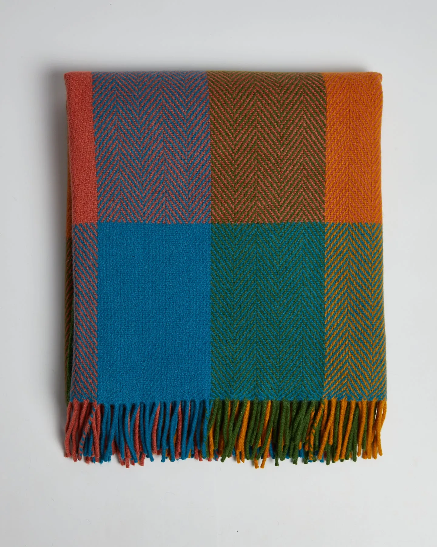 Foxford Errew Cashmere and Lambswool Throw