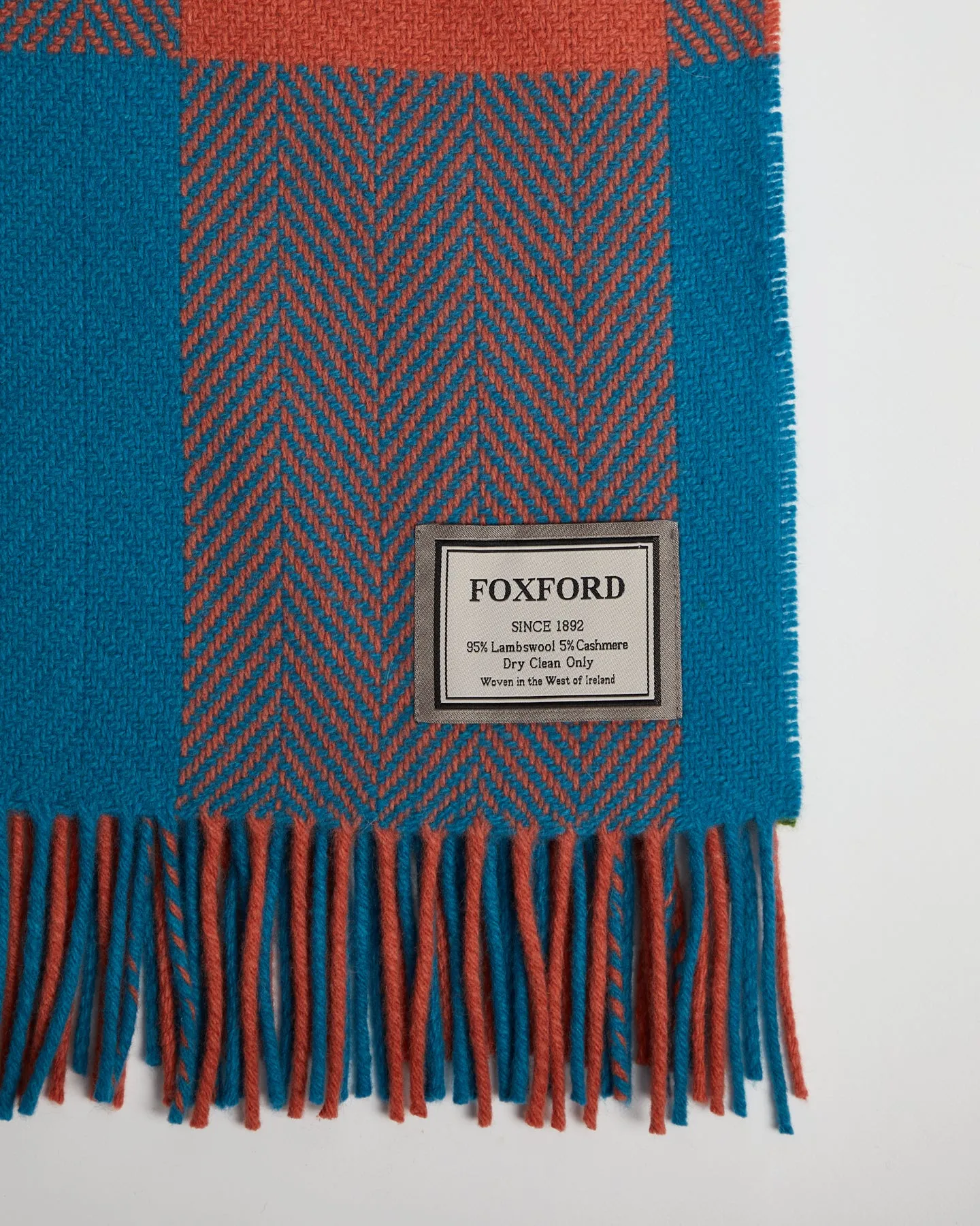 Foxford Errew Cashmere and Lambswool Throw