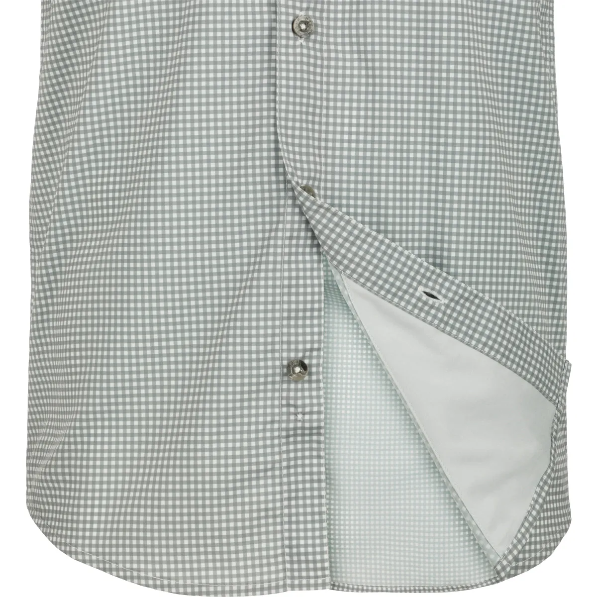 Frat Gingham Check Button-Down Short Sleeve Shirt