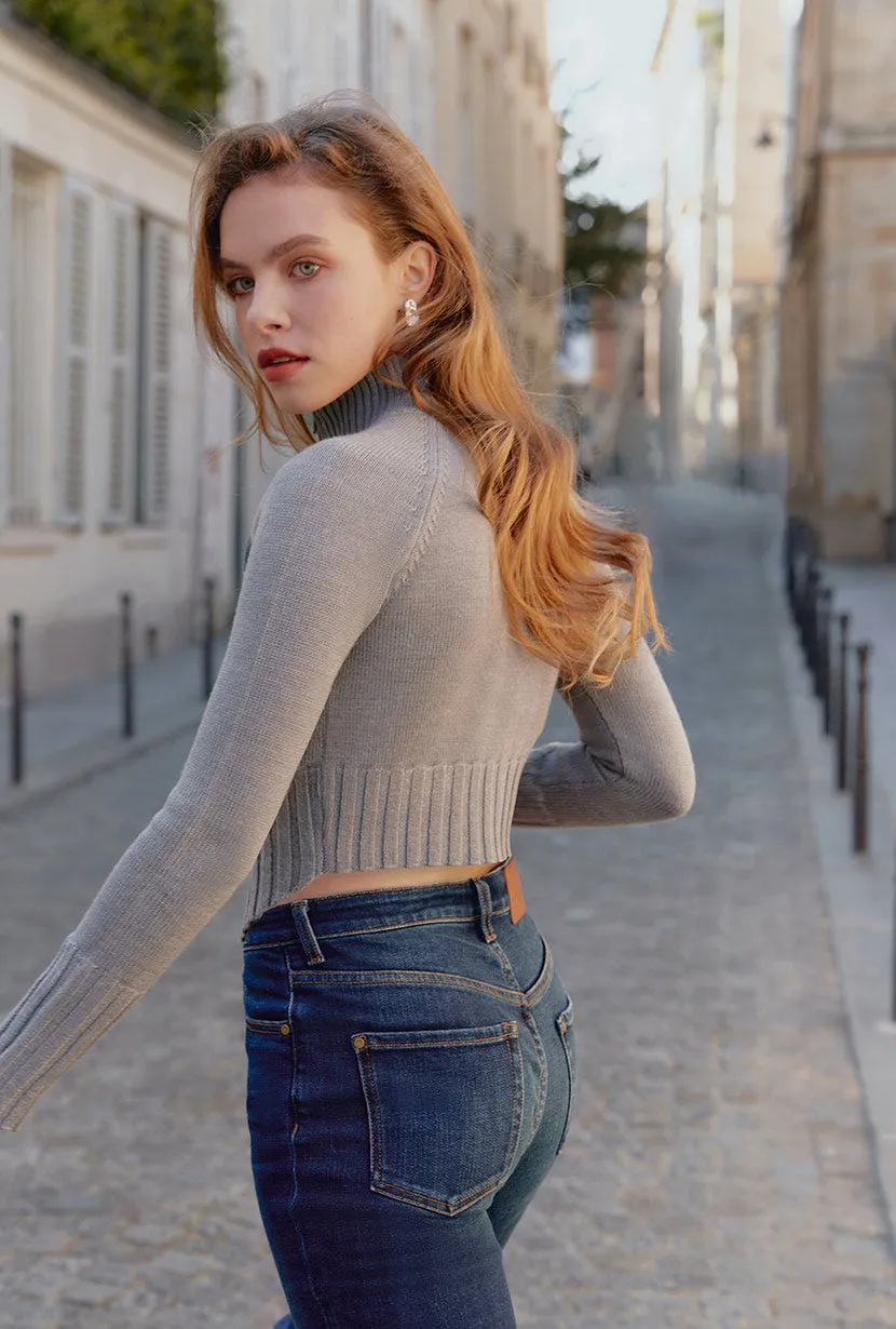 Friday Wool Sweater - Grey