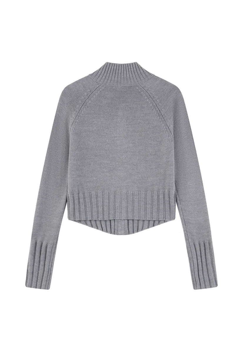 Friday Wool Sweater - Grey