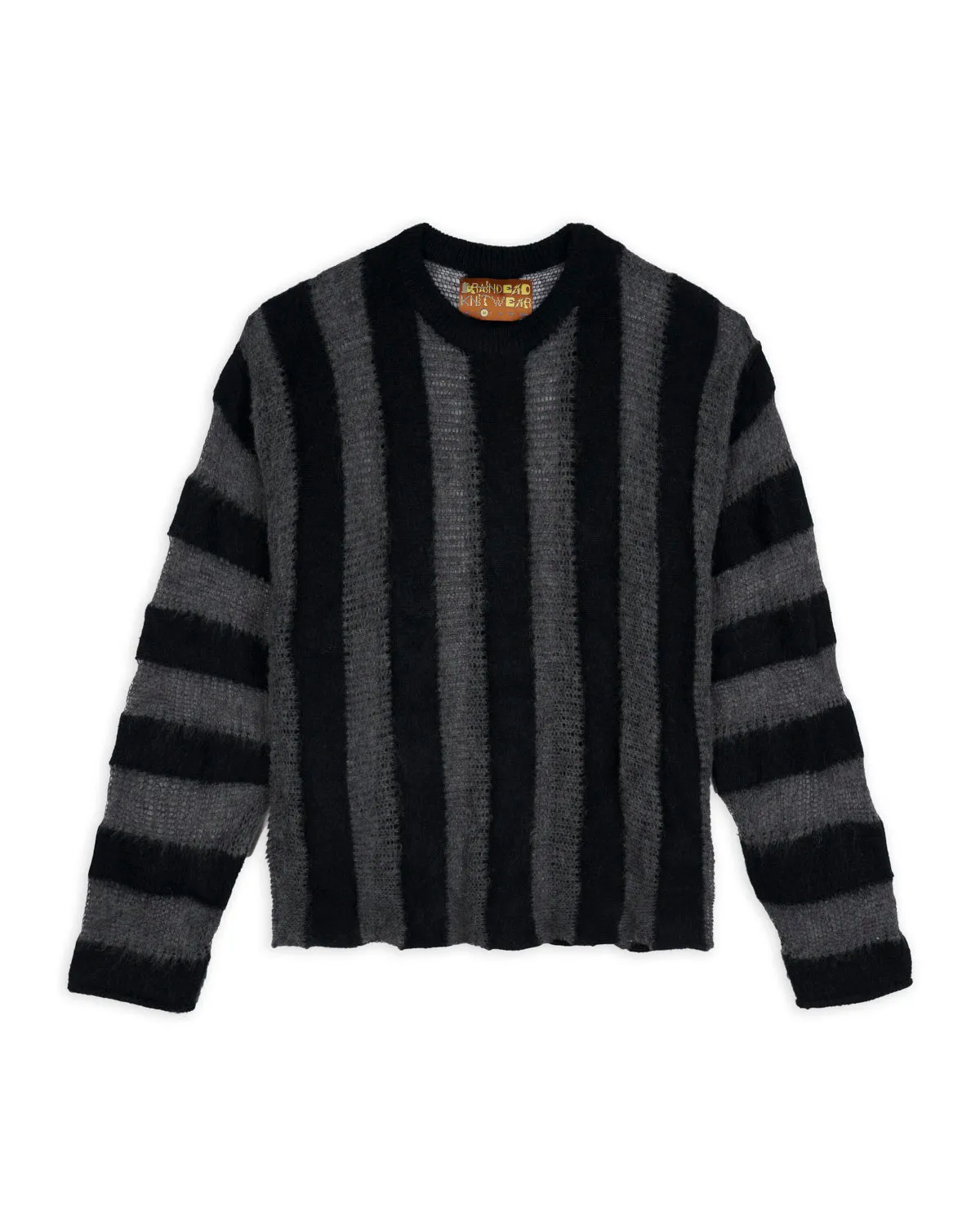 Fuzzy Threadbare Sweater - Black