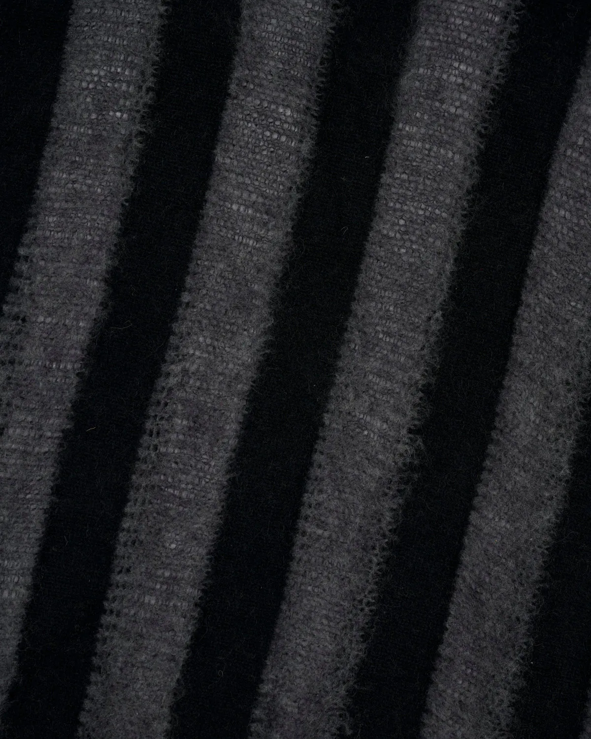 Fuzzy Threadbare Sweater - Black