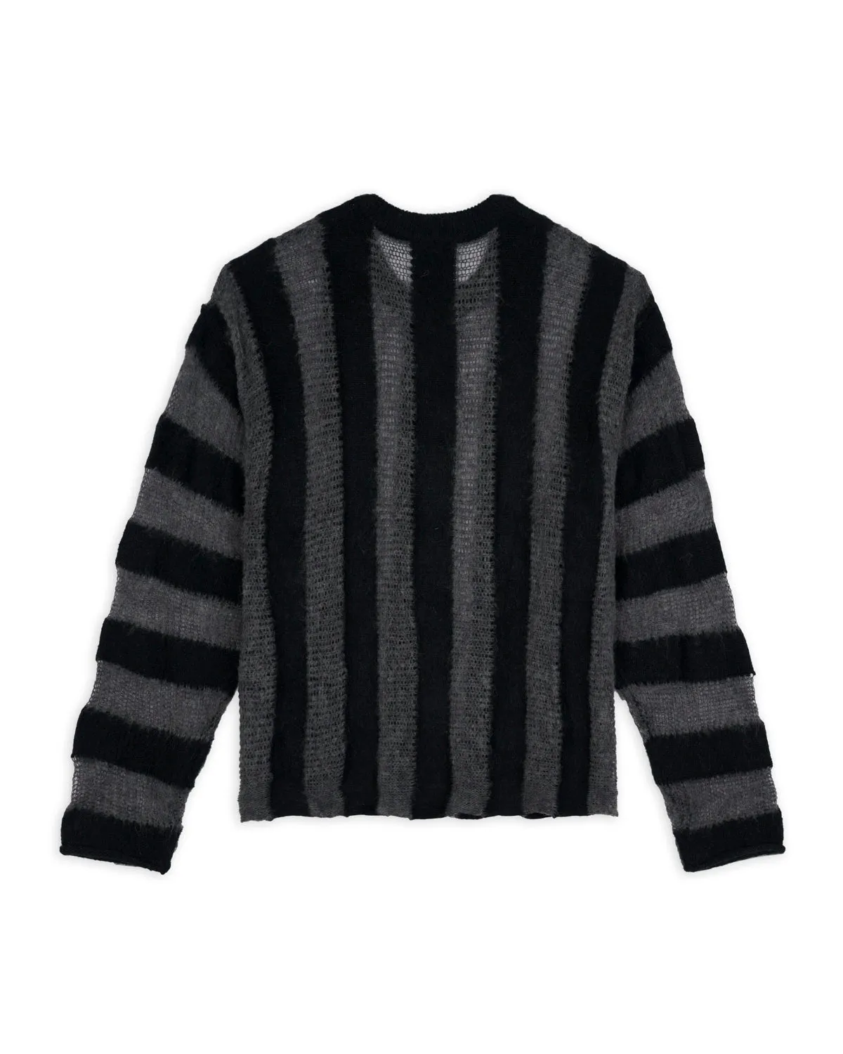 Fuzzy Threadbare Sweater - Black