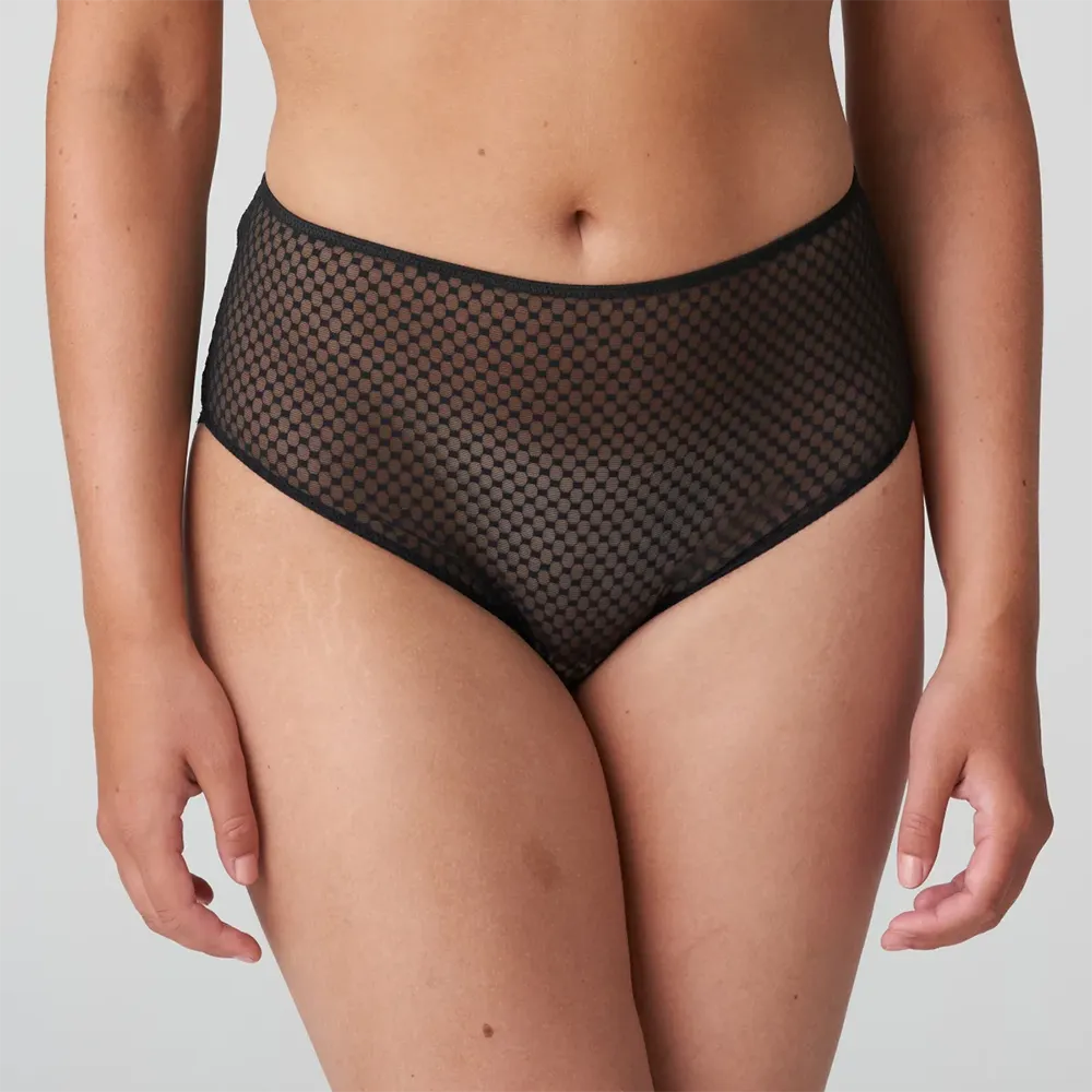 Glass Beach High Waist Hot Pants Black