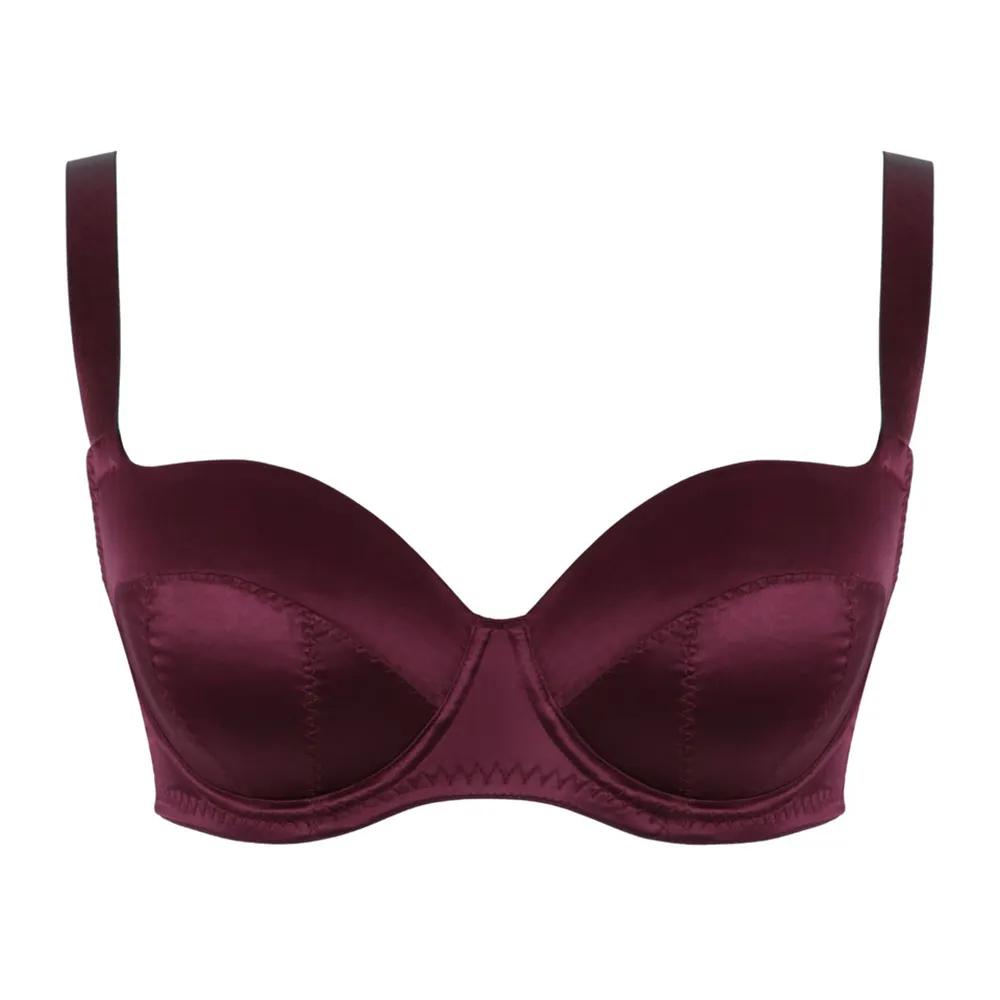 Grace Balcony Bra Bordeaux Red