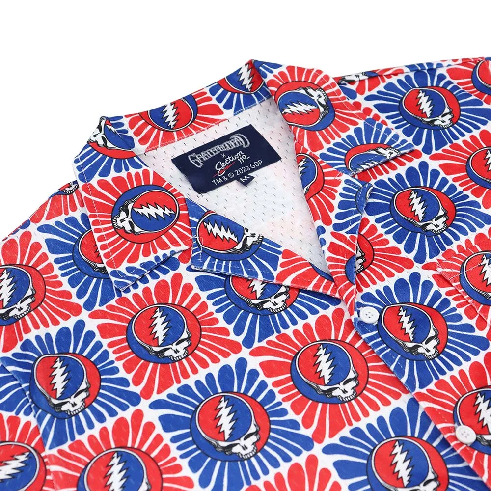 Grateful Dead | Mesh Button Down | Steal Your Face