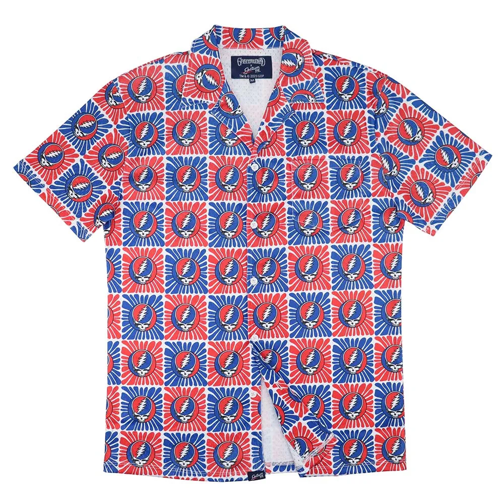 Grateful Dead | Mesh Button Down | Steal Your Face