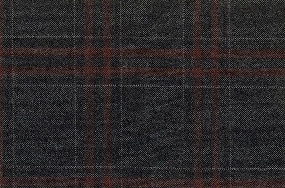 Green Check 95% Wool 5% Cashmere (Ref-792005)