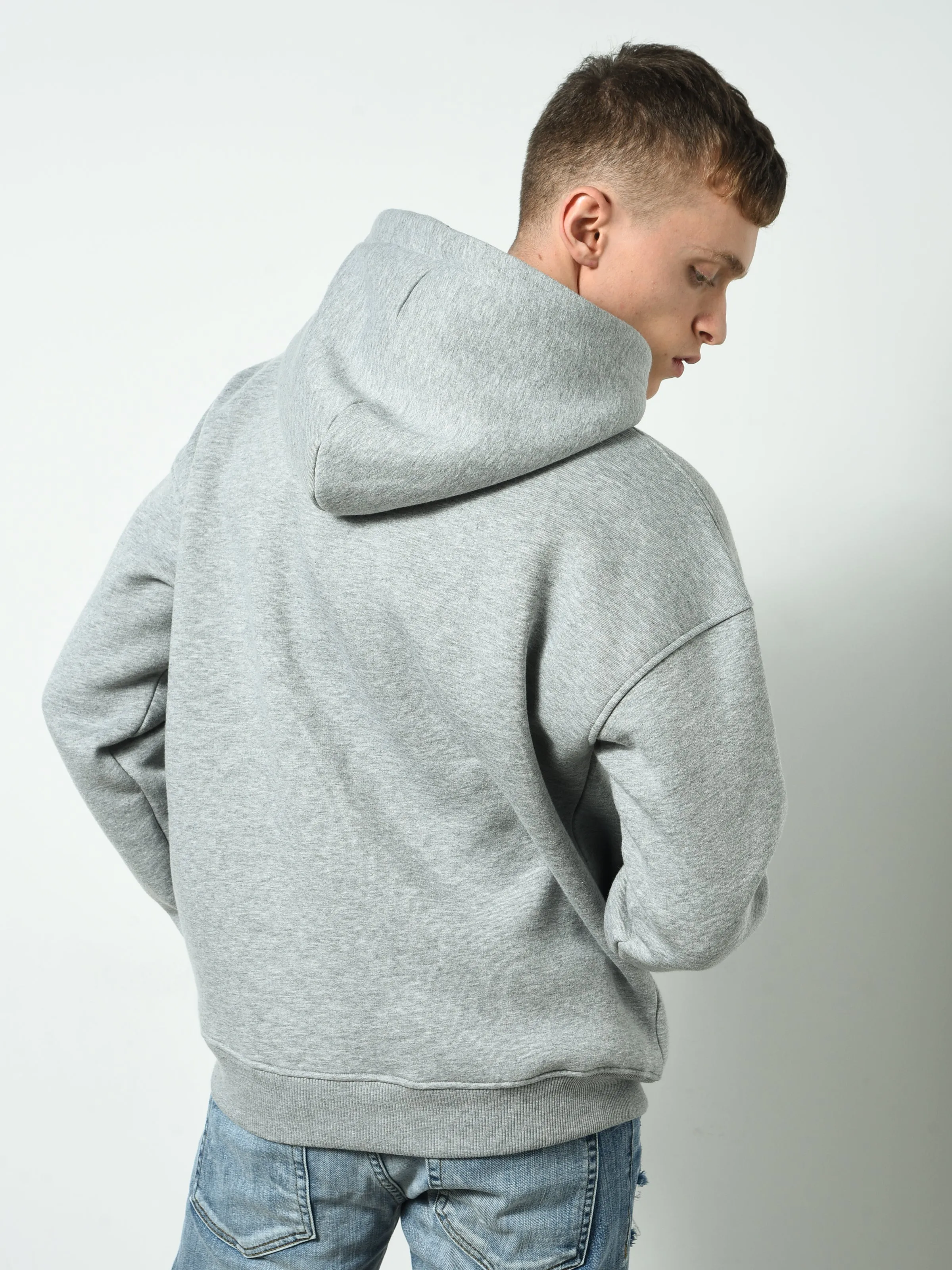 Grey Oversize Hoodie