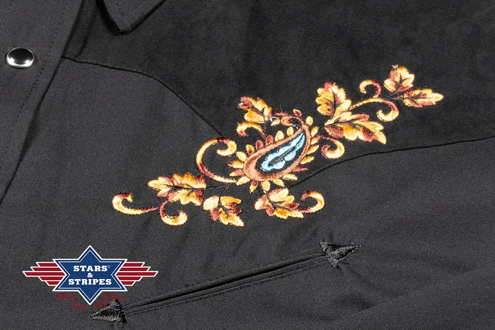 Hogan Black Men's Western Shirt