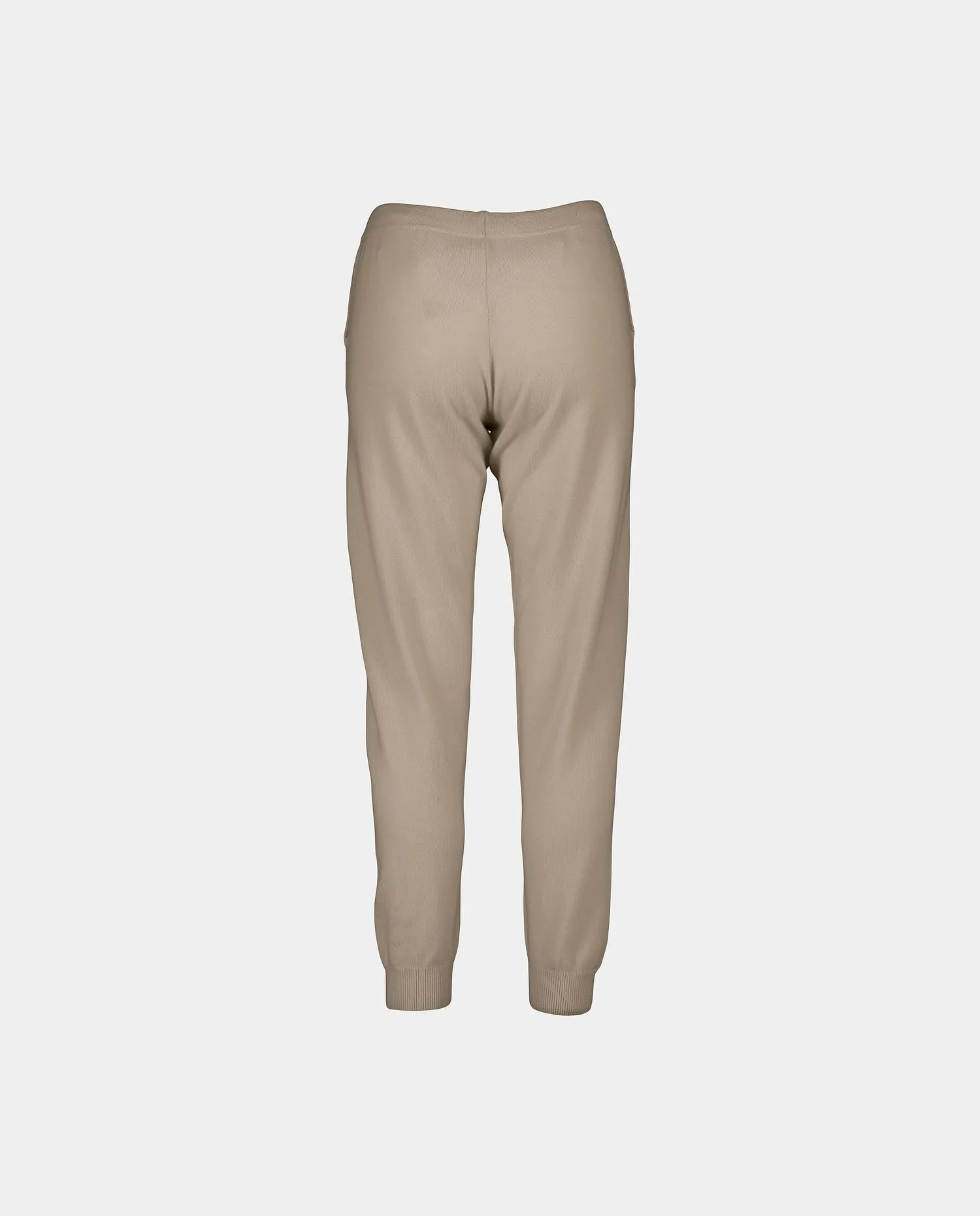 Hosen aus Cashmere-Mischung in Beige - Lockerer Schnitt