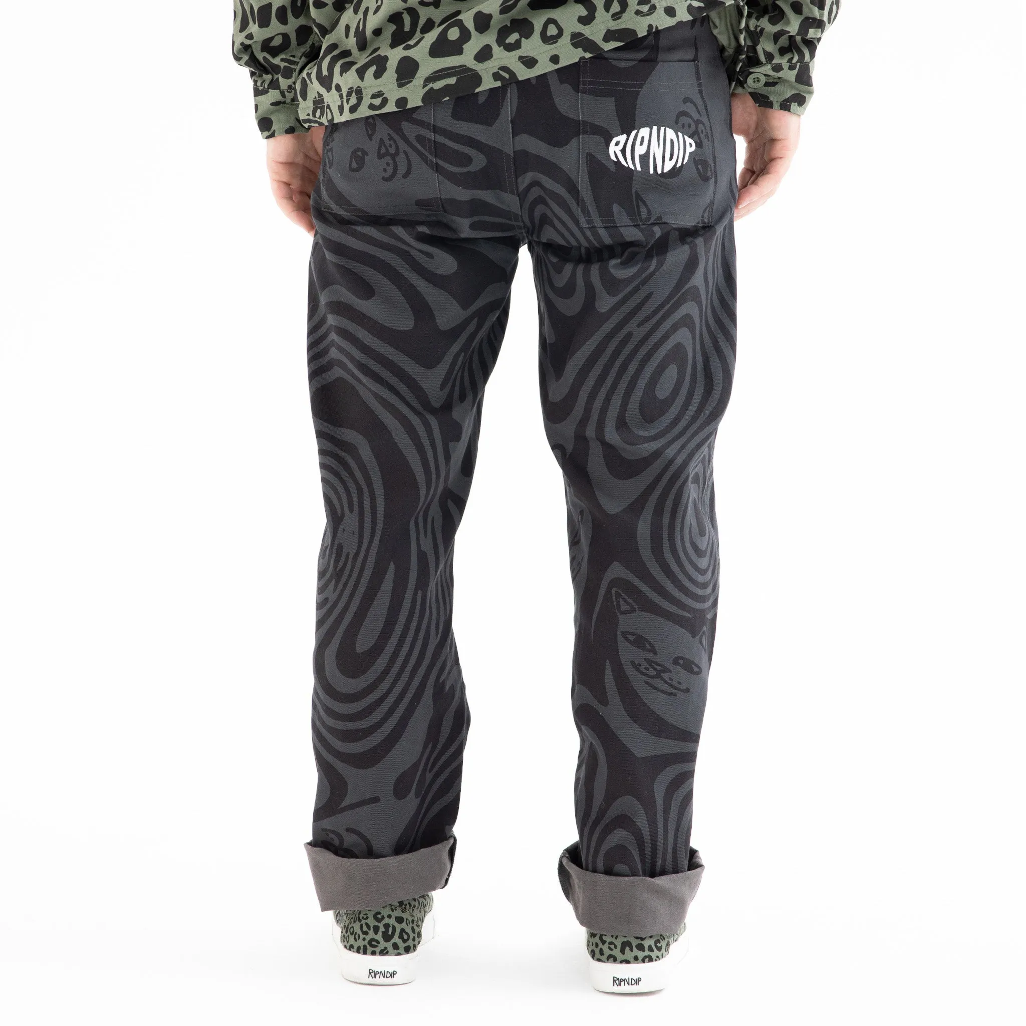 Hypnotic Cotton Twill Pants (Black)