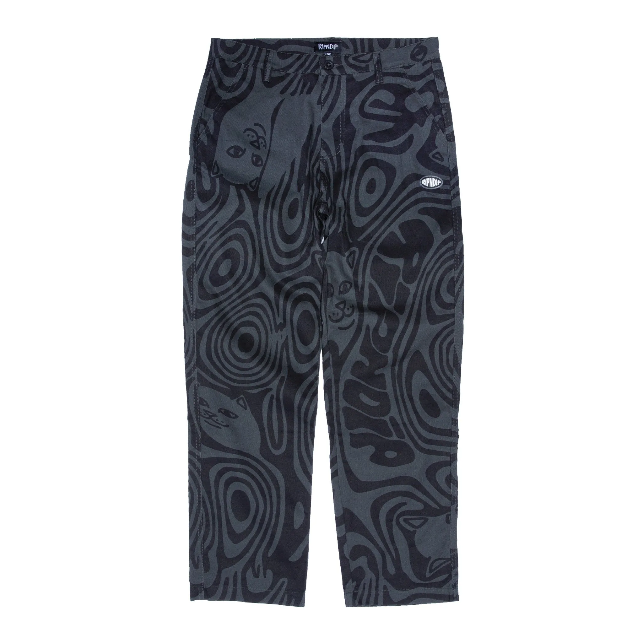 Hypnotic Cotton Twill Pants (Black)
