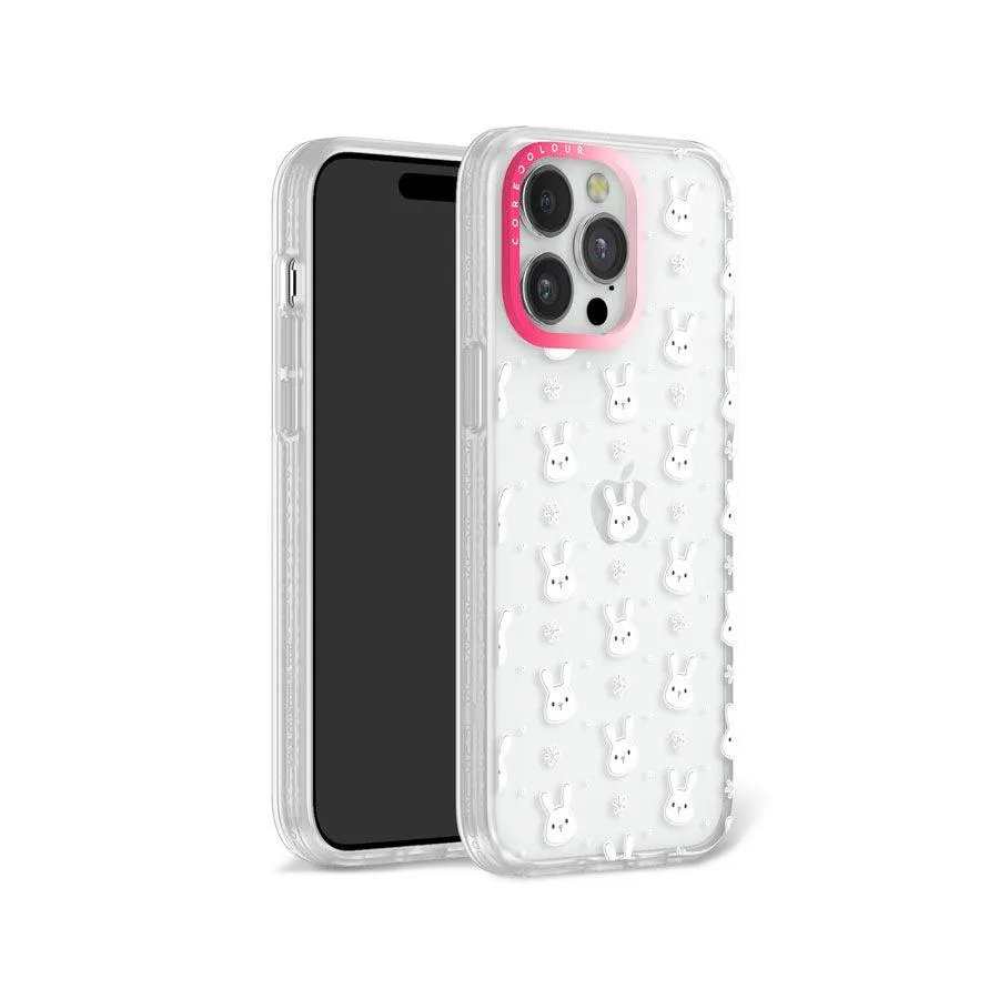 iPhone 12 Pro Max Rabbit and Flower Phone Case MagSafe Compatible