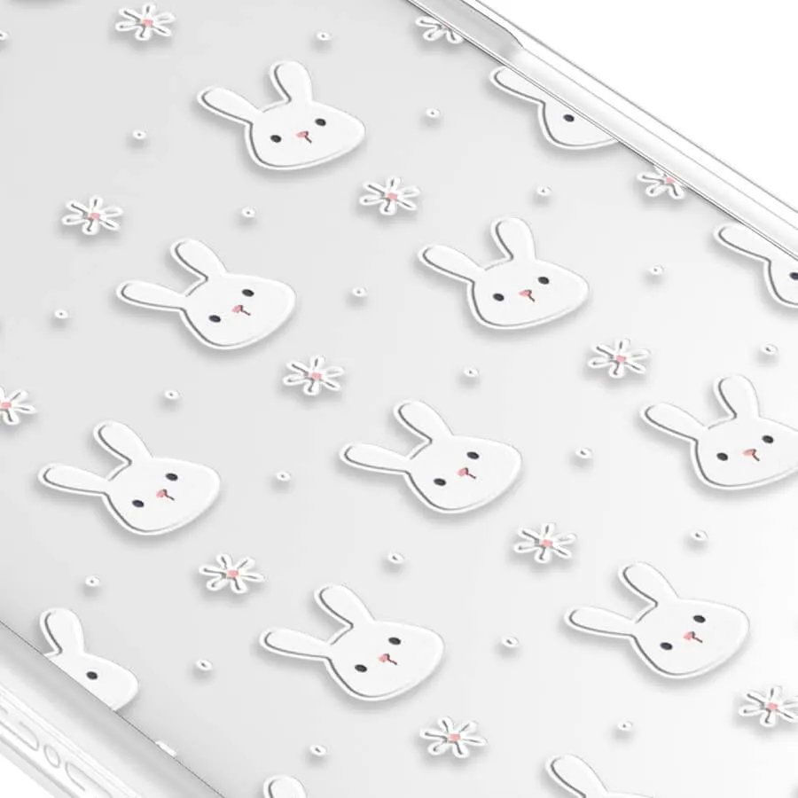 iPhone 12 Pro Max Rabbit and Flower Phone Case MagSafe Compatible