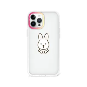 iPhone 12 Pro Max Rabbit is watching you Phone Case