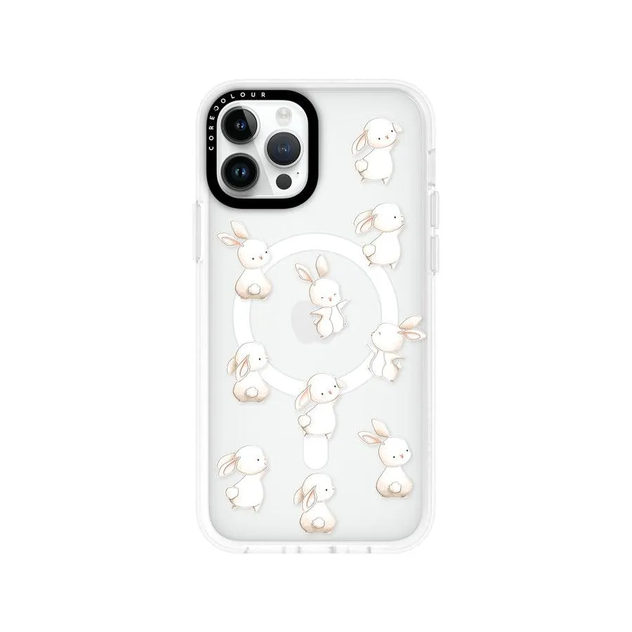 iPhone 12 Pro Rabbit Heart Phone Case MagSafe Compatible