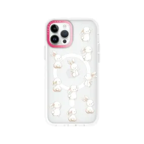 iPhone 12 Pro Rabbit Heart Phone Case MagSafe Compatible