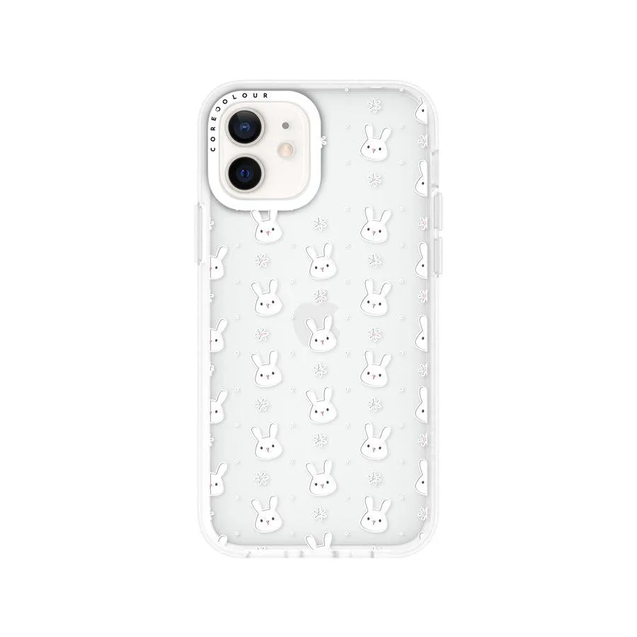 iPhone 12 Rabbit and Flower Phone Case