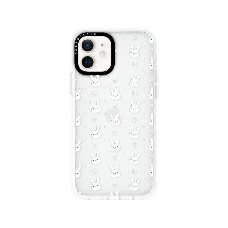 iPhone 12 Rabbit and Flower Phone Case