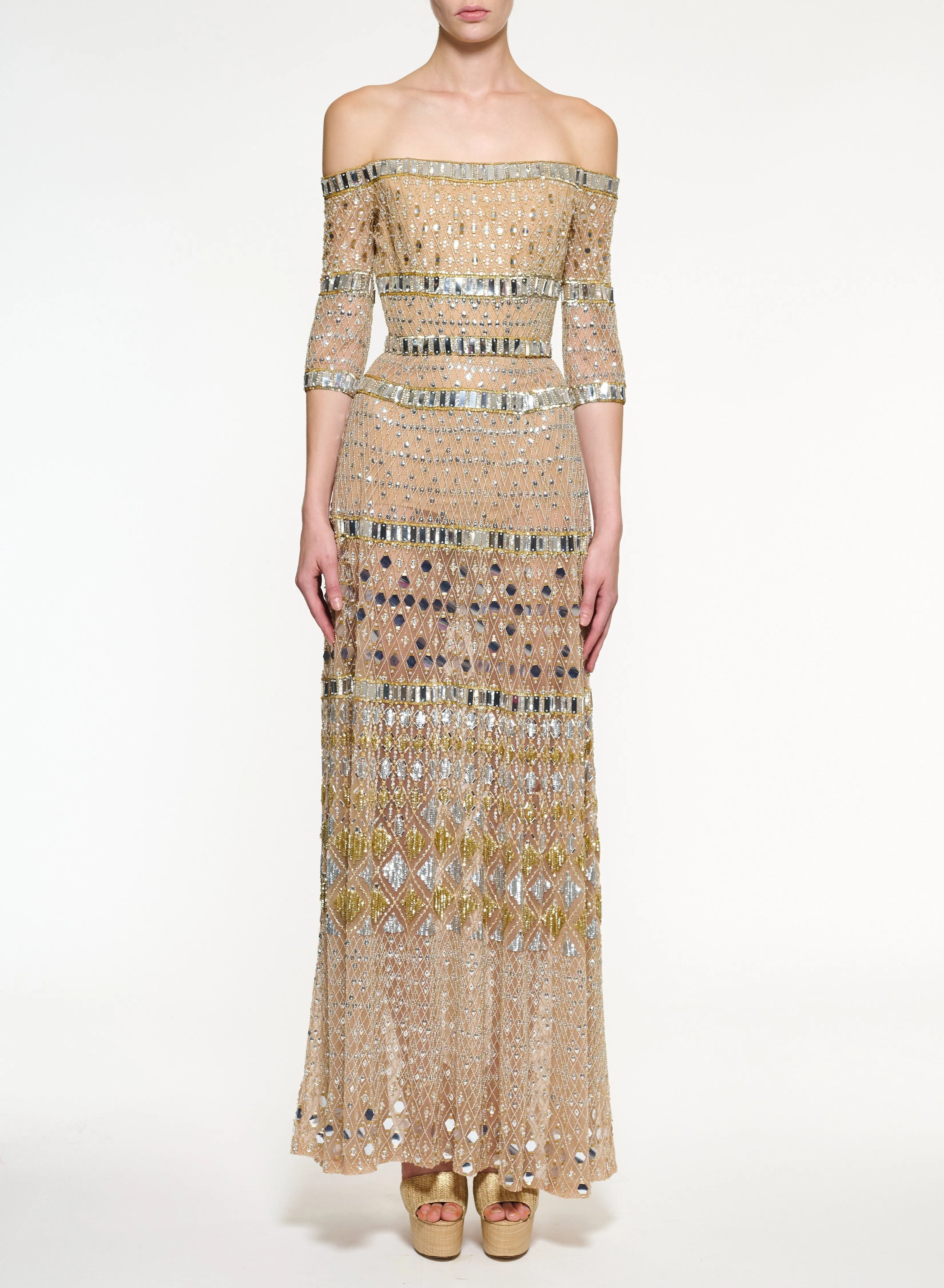 Iridescent Tribal Dress