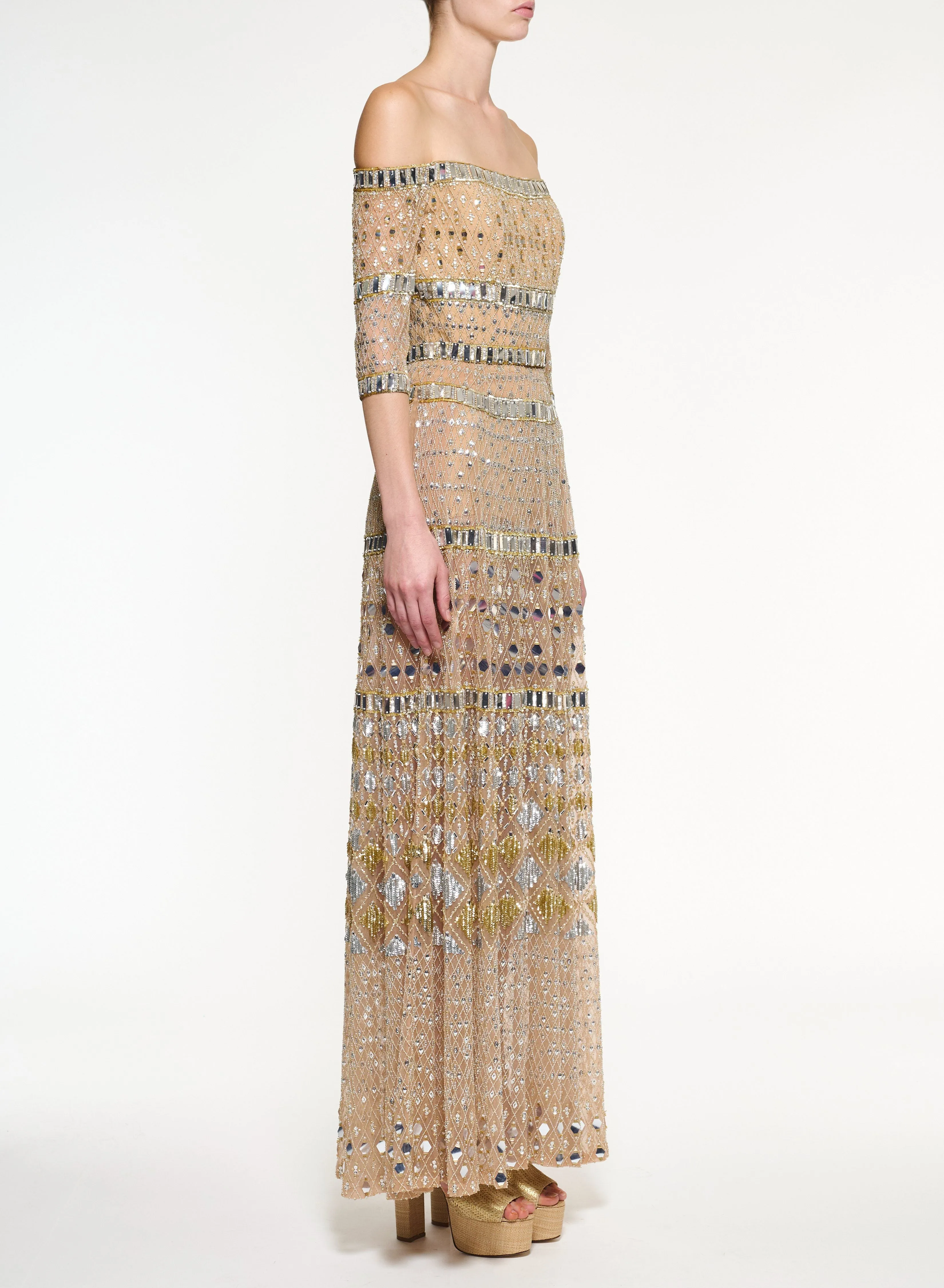 Iridescent Tribal Dress