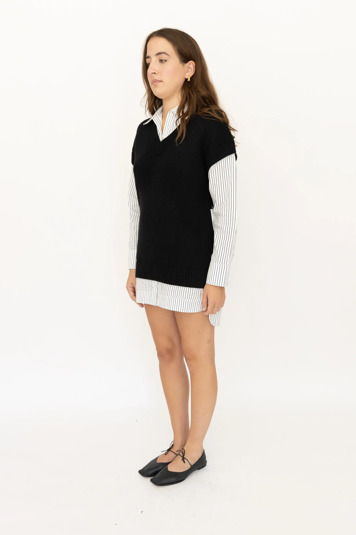 Ishilly Layered Sweater