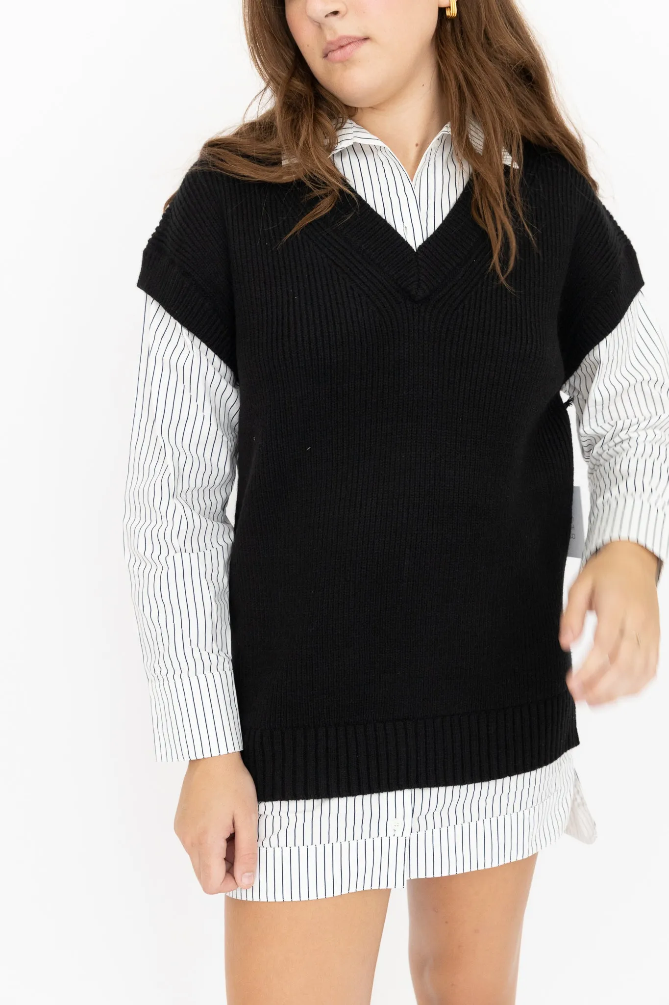 Ishilly Layered Sweater