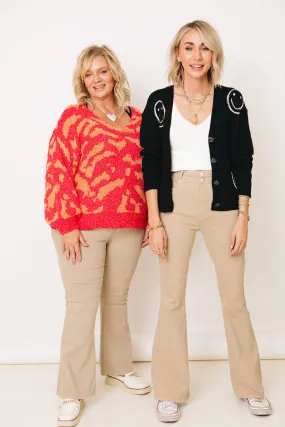 Judy Blue - Almond Tummy Control Flare Jeans (0-24W)