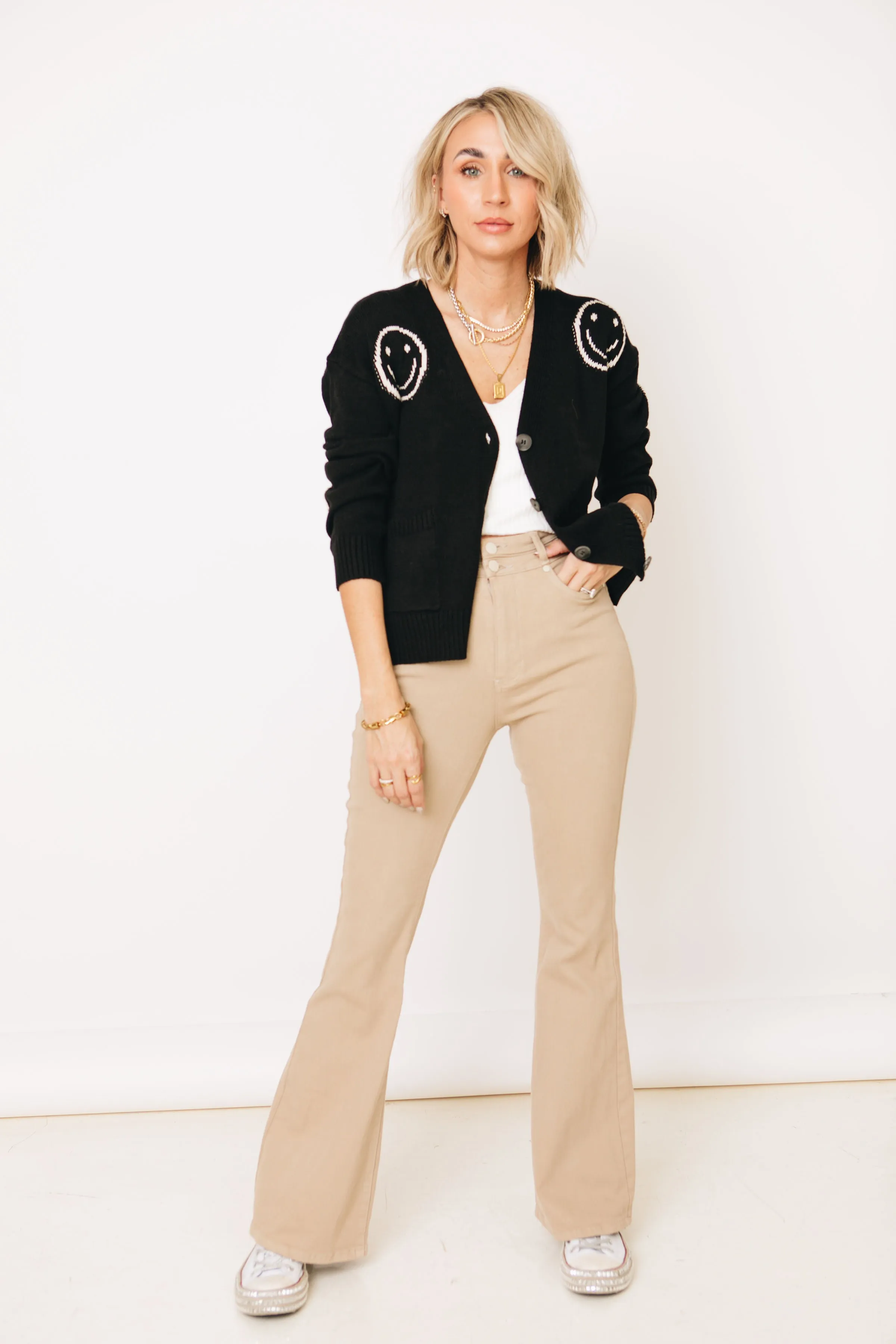 Judy Blue - Almond Tummy Control Flare Jeans (0-24W)