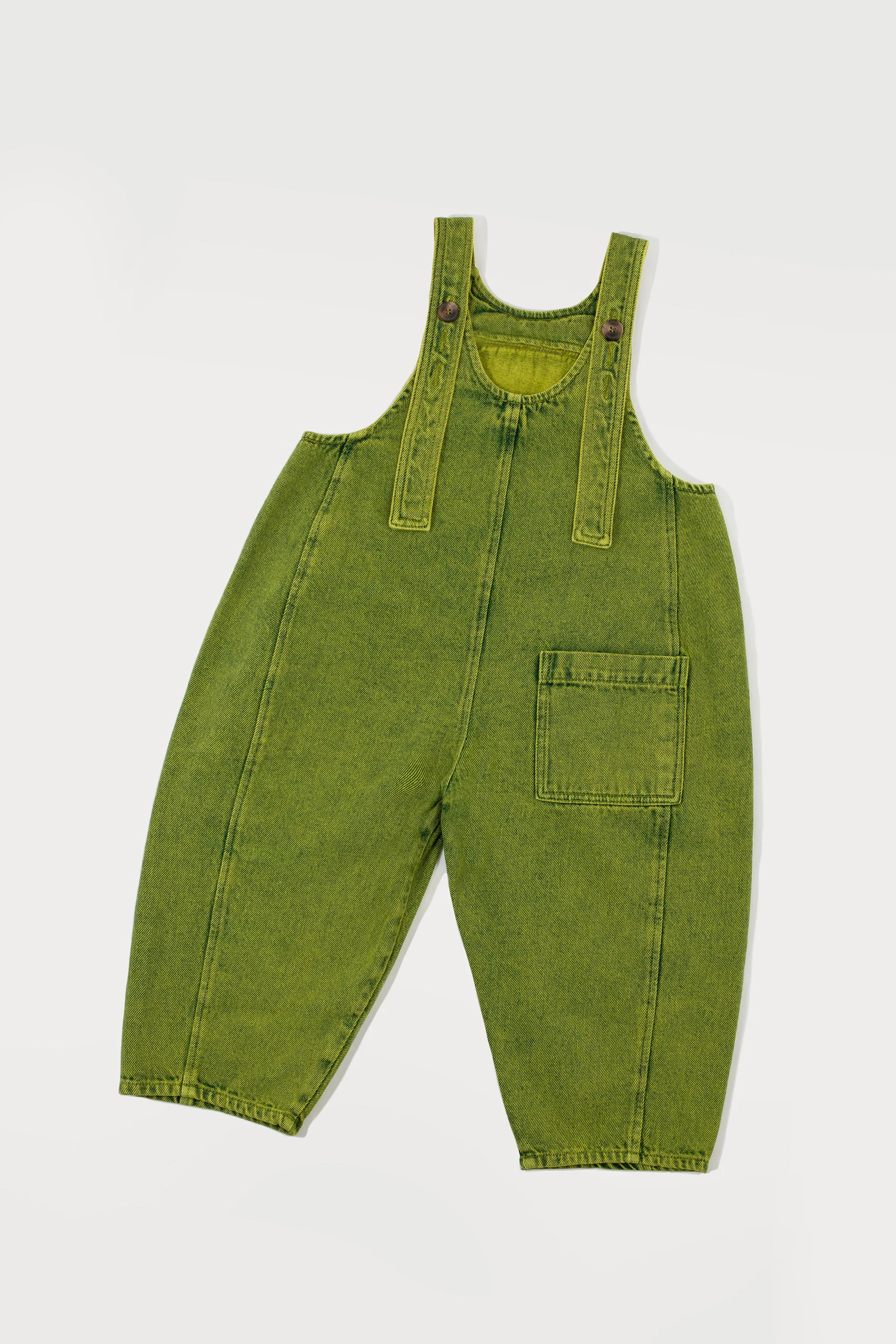 Premium Overdye Denim Dungarees for Trendy Style