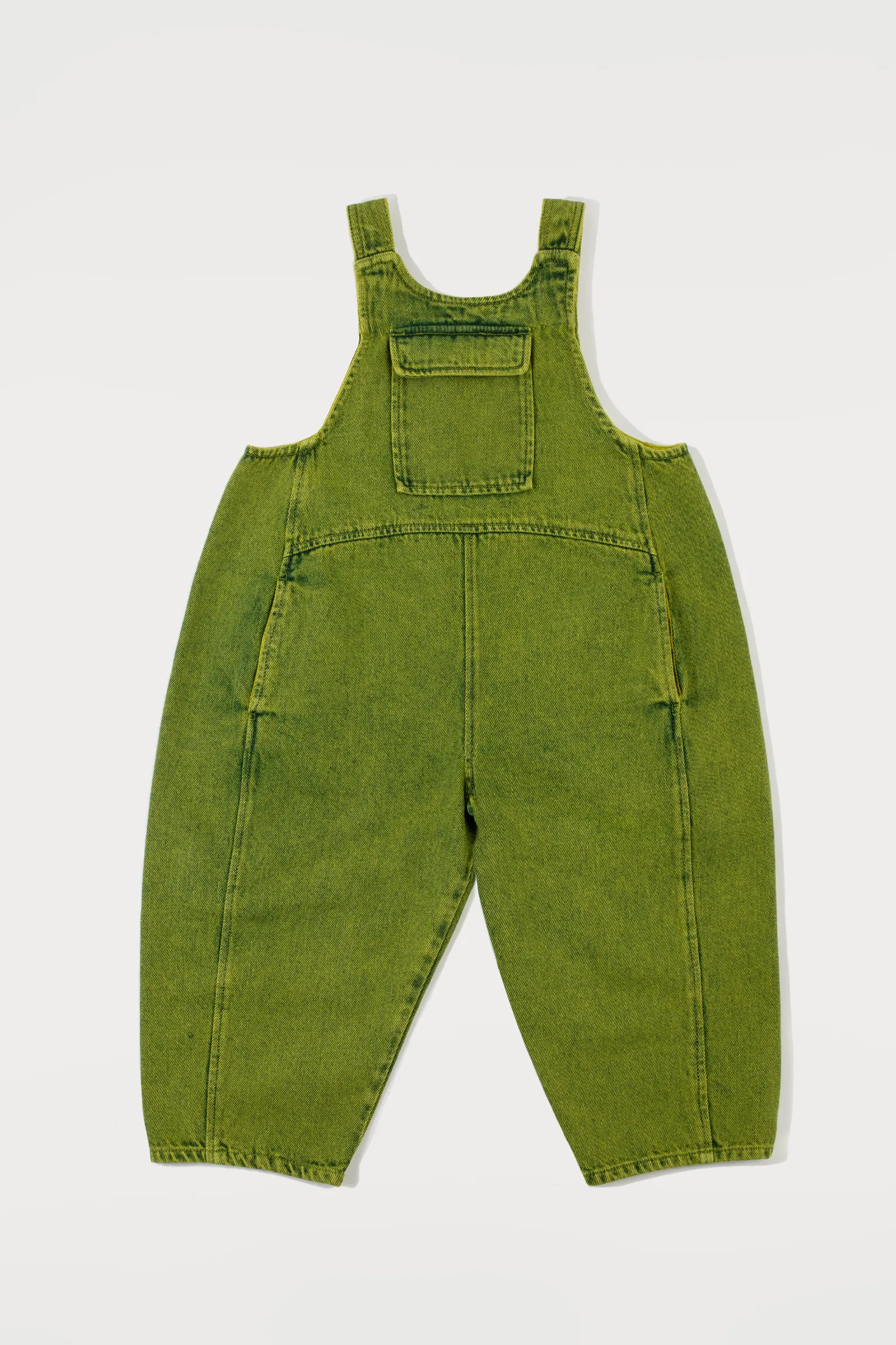 Premium Overdye Denim Dungarees for Trendy Style