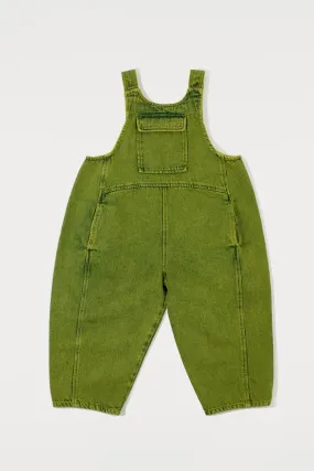 Premium Overdye Denim Dungarees for Trendy Style