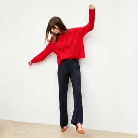 Kiki Sweater - Cable Knit :: Strawberry