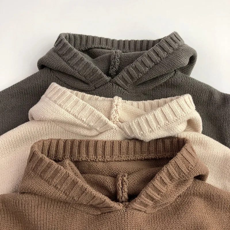 Knit Sweater Hoodie