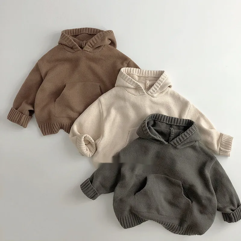 Knit Sweater Hoodie