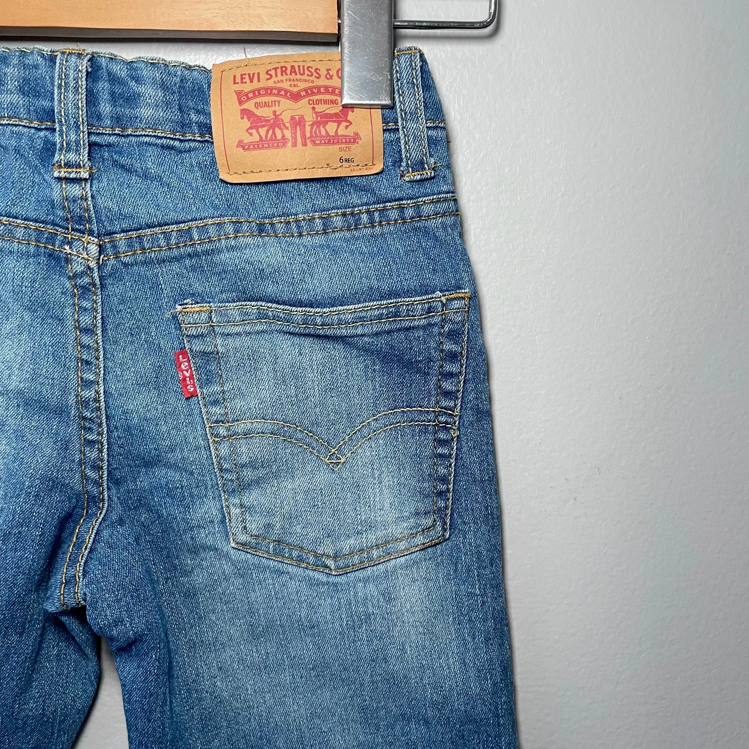 Levi's / 511 slim straight jeans / 6Y