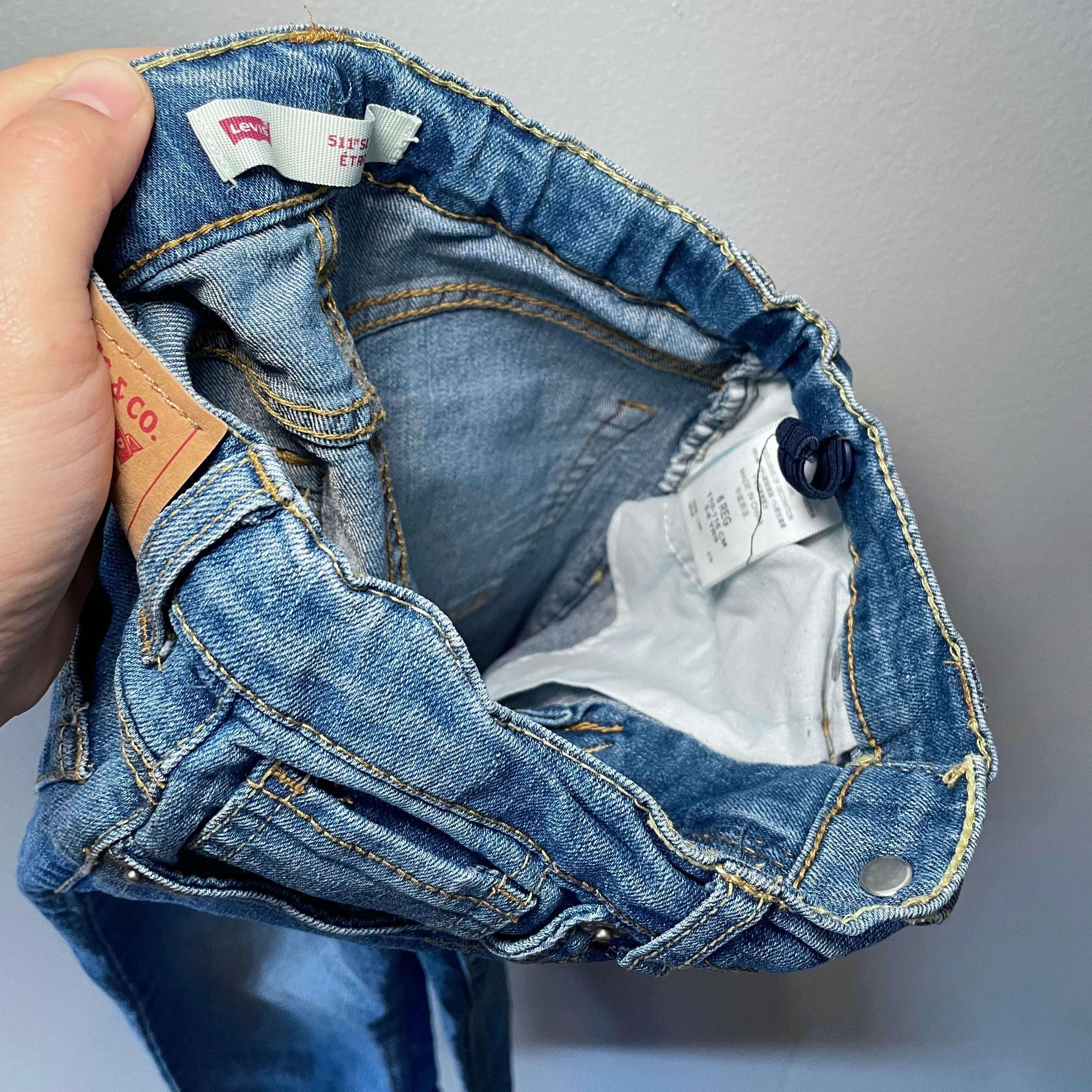 Levi's / 511 slim straight jeans / 6Y