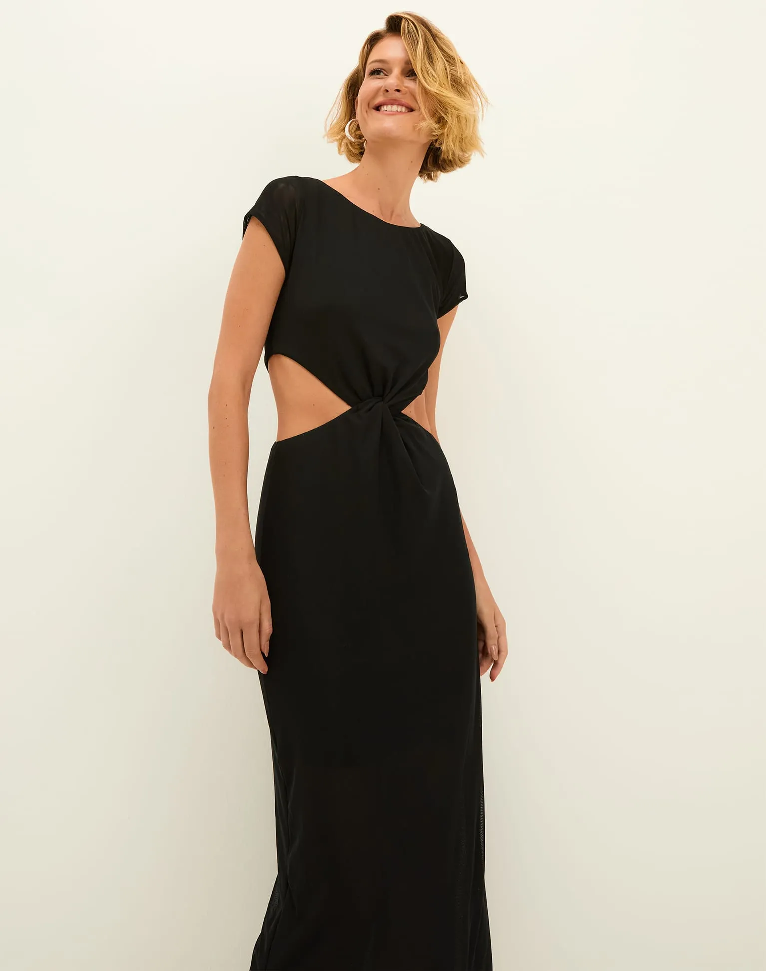 Lita Midi Dress - Black