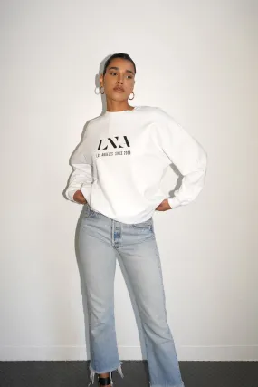 LNA Anniversary Sweatshirt - White