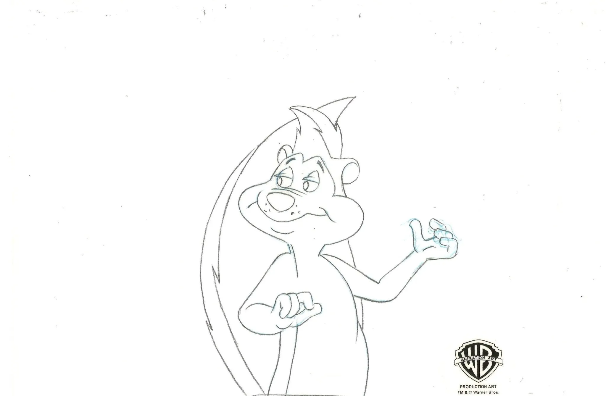 Looney Tunes Original Production Drawing: Pepe Le Pew