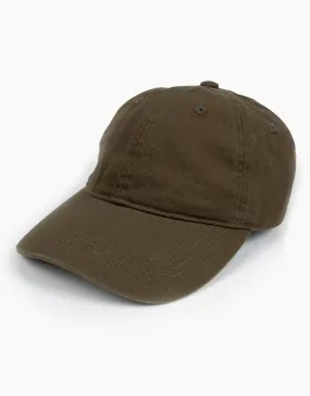 Mahia Olive Green Cotton Twill Cap