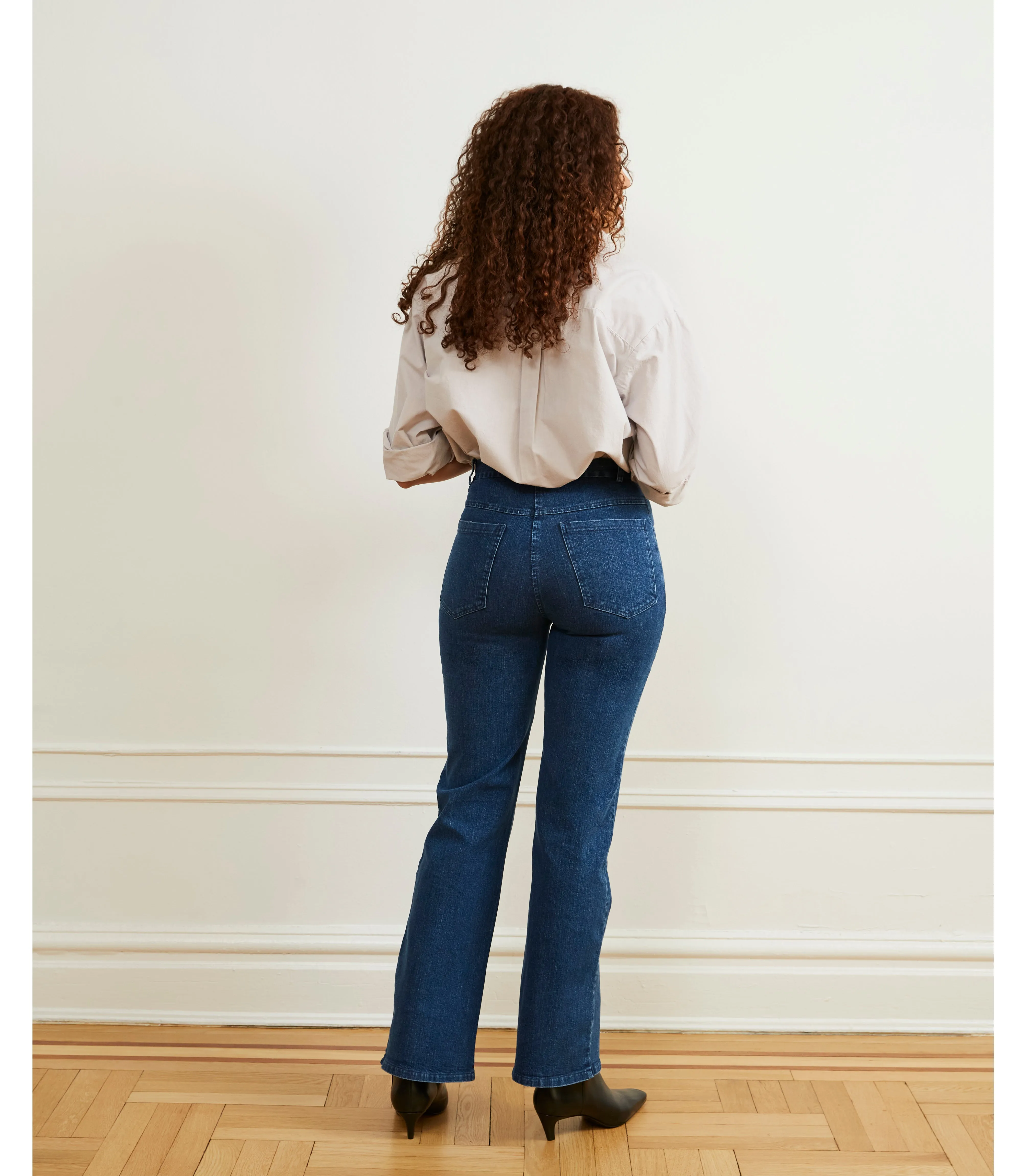 Marie Flare Leg Jeans - Dark Indigo