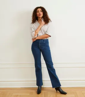 Marie Flare Leg Jeans - Dark Indigo