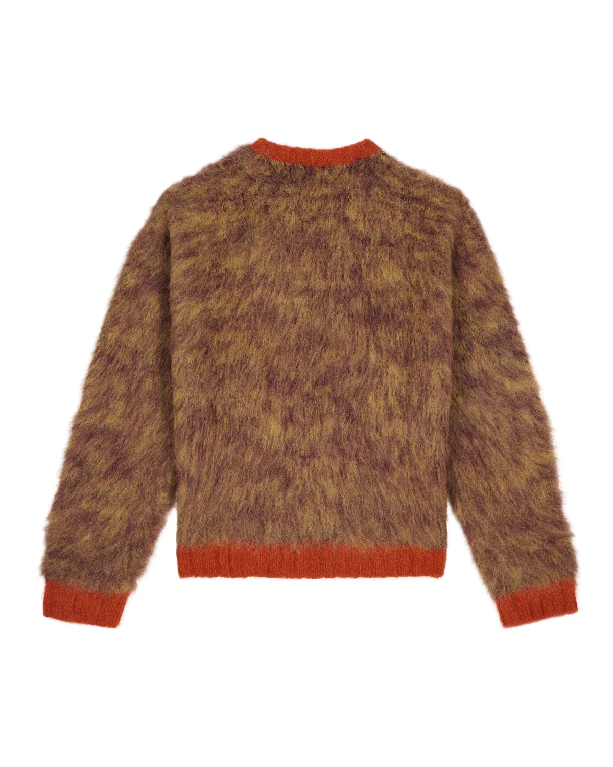 Marled Alpaca Crewneck Sweater - Mocha