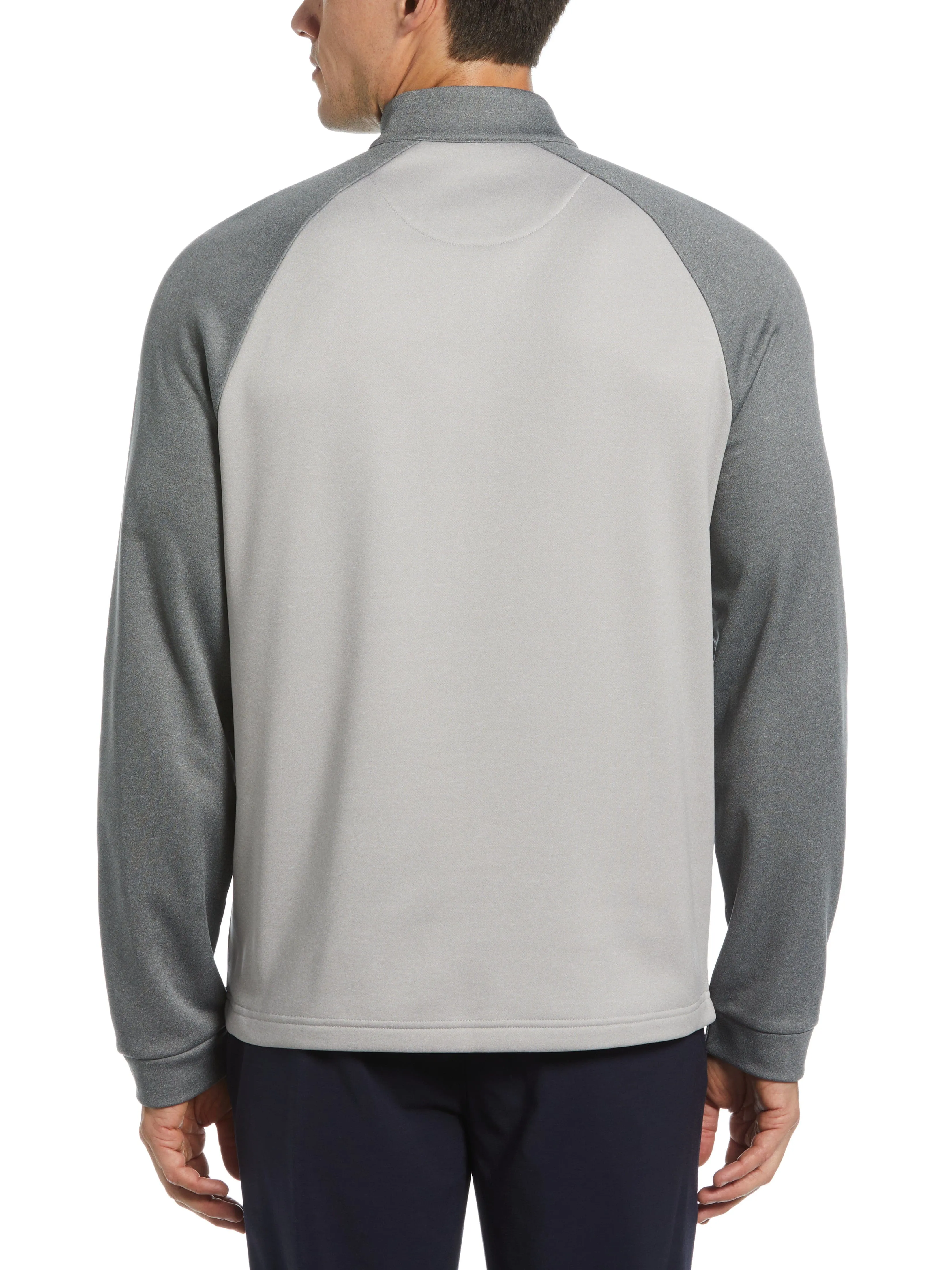 Men's 1/4 Zip Raglan Color Block Pullover