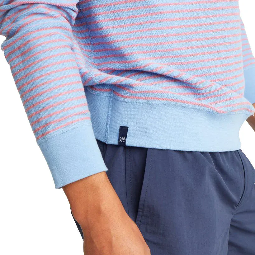 Men's Forehead Striped Reversible Pullover Sweater