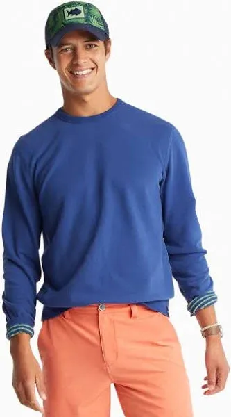 Men's Forehead Striped Reversible Pullover Sweater