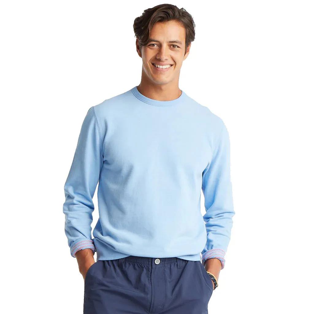 Men's Forehead Striped Reversible Pullover Sweater
